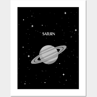 Saturn and Stars Posters and Art